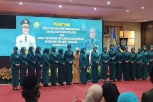 Pengukuhan Ketua TPP PKK dan Pembina Posyandu Kabupaten/Kota Se-Sulawesi Tenggara