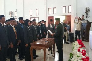 50 Pejabat Eselon III Dan IV Lingkup Pemkab Muna Barat Resmi Dilantik