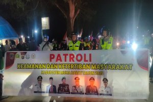 Jaga Ketertiban, Bupati Gandeng Forkopimda Patroli Kamtibmas