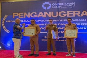 Muna Barat Raih Nilai Tertinggi Penilaian Ombudsman 2024 se-Sultra